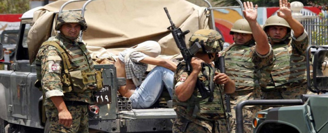 الجيش اللبنانى يلقى القبض على 4 إرهابيين من تنظيم “داعش” الإرهابى