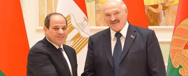 السيسى يؤكد حرص مصر على الوصول إلى شراكة حقيقة مع بيلاروسيا