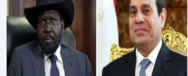 الرئيس السيسي يتلقي اتصالاً هاتفياً من الرئيس سلفا كير، رئيس جمهورية جنوب السودان