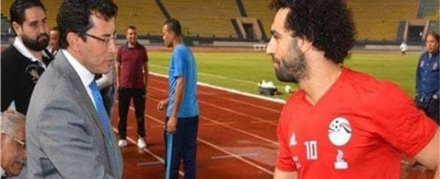 وزير الرياضة يهنىء محمد صلاح لحصول فريقه على الدورى الانجليزي