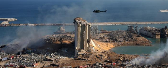 انفجار مرفأ بيروت أحدث حفرة بعمق 43 متراً
