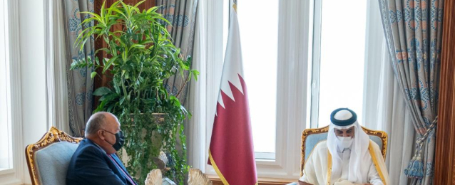 أمير قطر يشيد بالتطورات الإيجابية التي تشهدها العلاقات المصرية – القطرية