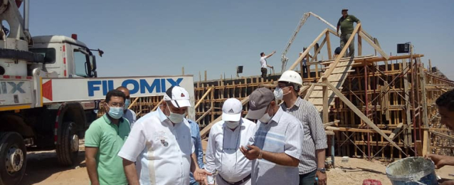 مسئولو “الإسكان” يتفقدون سير العمل بمشروع محطة مياه جديدة بمدينة بدر