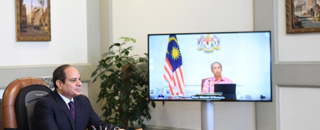 السيسي يرحب بفتح آفاق جديدة للتعاون مع ماليزيا على المستوى التجارى