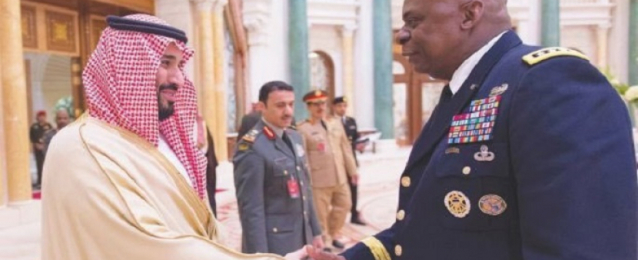 وزير الدفاع الأمريكي يبحث مع ولي العهد السعودي قضايا الأمن الإقليمي