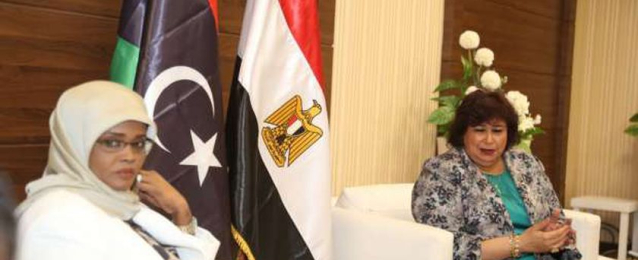 وزيرة الثقاقة تؤكد قوة العلاقات بين مصر وليبيا والتقارب بين الثقافتين