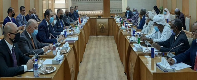 ‏جلسة مباحثات موسعة بين وزراء الخارجية والري في مصر والسودان بالخرطوم