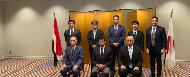 وزير الرياضة يلتقي رئيس مركز اليابان ومحافظة طوكيو