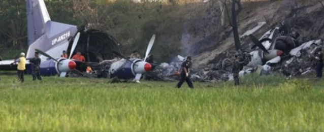 تحطم طائرة عسكرية فلبينية على متنها أكثر من 80 شخصًا