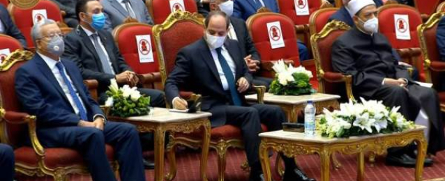 الرئيس السيسي يشهد احتفال وزارة الأوقاف بالمولد النبوي الشريف