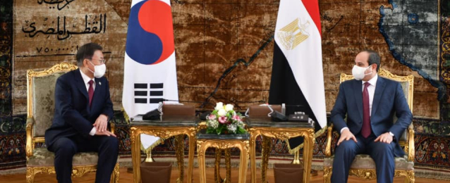 رئيس كوريا الجنوبية : مصر دولة مركزية وتتمتع بمميزات تاريخية وجغرافية