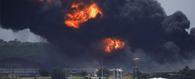 مصرع شخص وإصابة 121 آخرين جراء حريق بمنشأة لتخزين النفط في كوبا