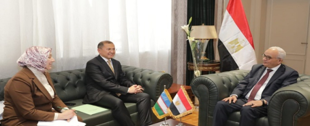 وزير التعليم يبحث مع سفير أوزبكستان سبل تعزيز أوجه التعاون وتبادل الخبرات
