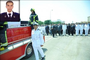 وزير الداخلية يتقدم جنازة شهيد أحداث عنف عقب فض اعتصام رابعة