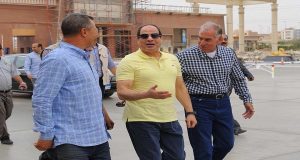 بالصور..السيسي يتفقد أعمال التطوير بطريق العين السخنة